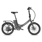 FAFREES F20 Light 16.75AH Electric Bike - 250W Motor 36V16.75Ah Battery 130KM PAS Mode Range Mechanical Brakes - Gun Black